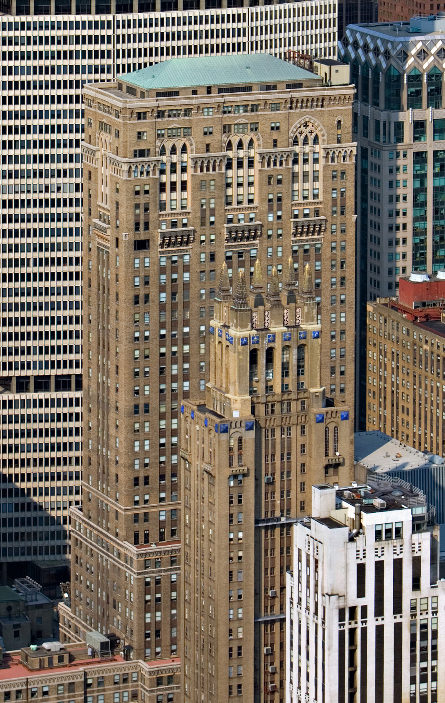 One Grand Central Place, New York City - View from Empire State Building. © Mathias Beinling